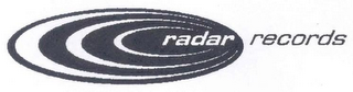 RADAR RECORDS logo