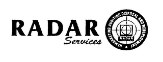 RADAR SERVICES REMARKETING AUDITING DISPOSAL AND REDEPLOYMENT logo