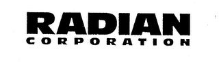 RADIAN CORPORATION logo