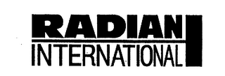 RADIAN INTERNATIONAL logo