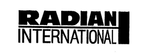 RADIAN INTERNATIONAL logo