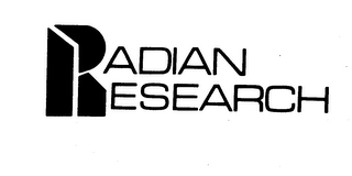 RADIAN RESEARCH logo
