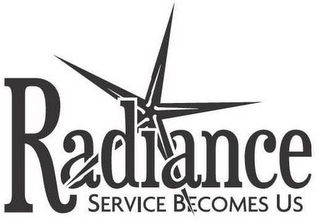 RADIANCE SERVICE BECOMES US logo