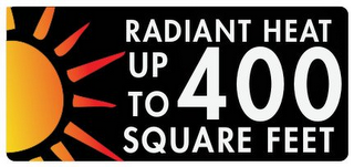 RADIANT HEAT UP TO 400 SQUARE FEET logo
