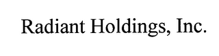RADIANT HOLDINGS, INC. logo