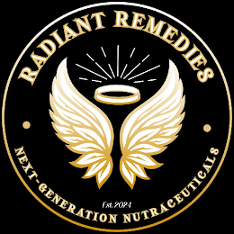 RADIANT REMEDIES NEXT-GENERATION NUTRACEUTICALS EST. 2024 logo