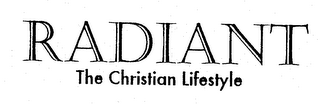 RADIANT THE CHRISTIAN LIFESTYLE logo