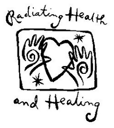 RADIATING HEALTH AND HEALING logo