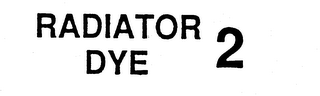 RADIATOR DYE 2 logo