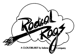RADICAL RAGS A CLOUDBURST BY HELENE COMPANY logo