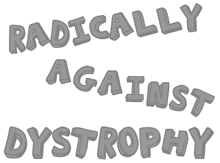 RADICALLY AGAINST DYSTROPHY logo