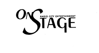 RADIO CITY ENTERTAINMENT ONSTAGE logo