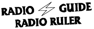 RADIO GUIDE RADIO RULER logo