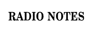 RADIO NOTES logo