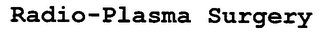 RADIO-PLASMA SURGERY logo