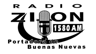 RADIO ZION 1580 AM PORTADORA DE BUENAS NUEVAS logo