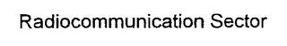RADIOCOMMUNICATION SECTOR logo