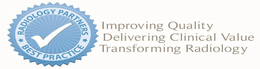 RADIOLOGY PARTNERS BEST PRACTICE IMPROVING QUALITY DELIVERING CLINICAL VALUE TRANSFORMING RADIOLOGY logo