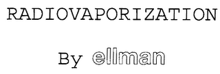 RADIOVAPORIZATION BY ELLMAN logo