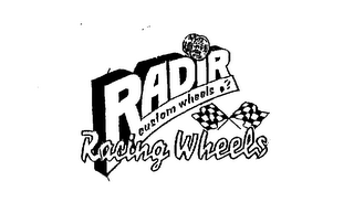 RADIR RACING WHEELS CUSTOM WHEELS logo