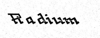 RADIUM logo