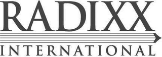 RADIXX INTERNATIONAL logo