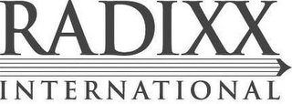 RADIXX INTERNATIONAL logo