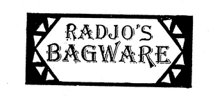 RADJO'S BAGWARE logo