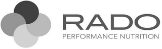 RADO PERFORMANCE NUTRITION logo