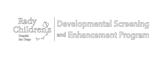 RADY CHILDRENS HOSPITAL SAN DIEGO DEVELOPMENTAL SCREENING AND ENHANCEMENT PROGRAM logo