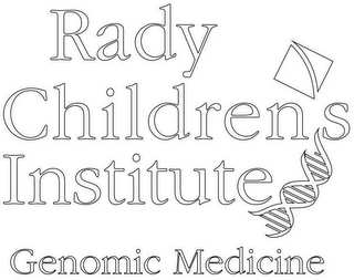 RADY CHILDREN'S INSTITUTE GENOMIC MEDICINE logo