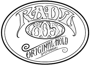 R.A.D.Z 805 ORIGINAL HOLD POMADE logo