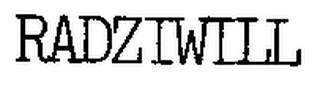 RADZIWILL logo