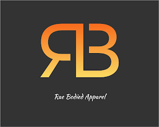 RAE BODIED APPAREL RB logo