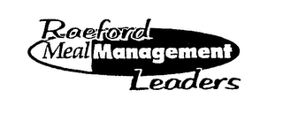 RAEFORD MEAL MANAGEMENT LEADERS logo