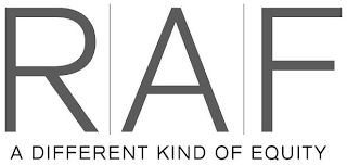 RAF A DIFFERENT KIND OF EQUITY logo