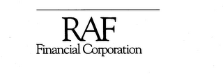 RAF FINANCIAL CORPORATION logo