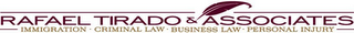RAFAEL TIRADO & ASSOCIATES IMMIGRATION · CRIMINAL · LAW BUSINESS LAW PERSONAL INJURY logo
