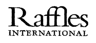 RAFFLES INTERNATIONAL logo