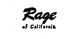 RAGE OF CALIFORNIA logo