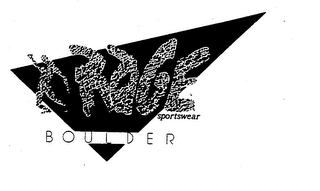 RAGE SPORTSWEAR BOULDER logo