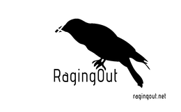 RAGING OUT RAGINGOUT.NET logo