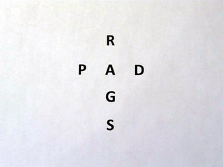 RAGS PAD logo