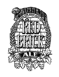 RAGTIME RED BRICK ALE GOOD FOR WHAT ALES YOU logo