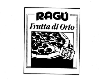 RAGU' FRUTTA DI ORTO PACKED IN SEASON! logo
