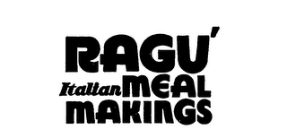 RAGU'ITALIAN MEAL MAKINGS logo