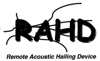 RAHD REMOTE ACOUSTIC HAILING DEVICE logo