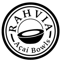 RAHVIA AÇAÍ BOWLS logo