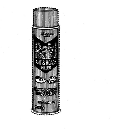 RAID ANT & ROACH KILLER PENETRATING VAPOR KILLS BUGS DEAD! NET WT. 16 OZ. (1LB) CAUTION logo