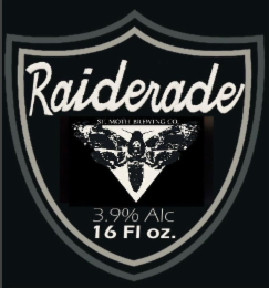RAIDERADE ST MOTH BREWING CO 3.9% ALC 16 FL OZ. logo